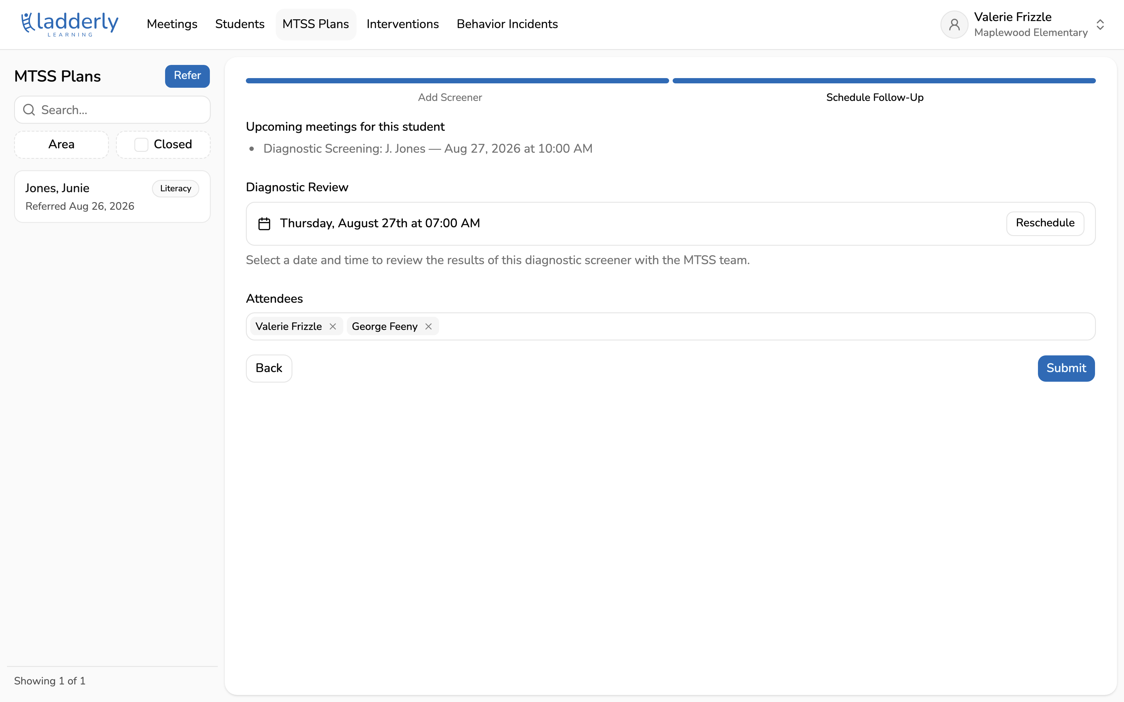 Book the results review